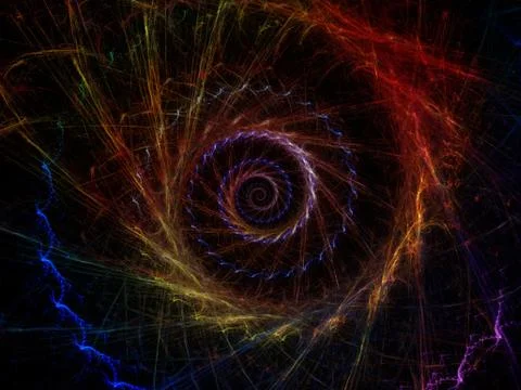 Spiral Background. イラスト素材