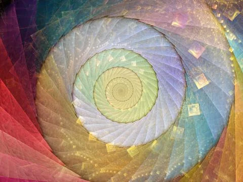 Spiral Background. Illustrazione stock
