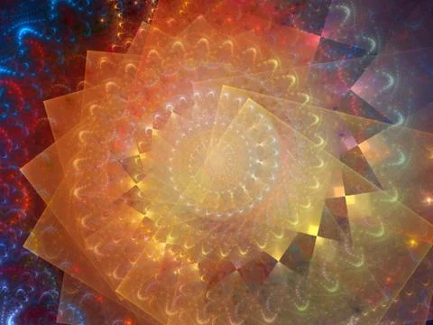 Spiral Background. Illustrazione stock