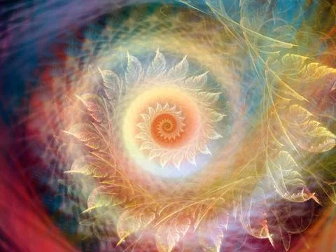 Spiral Background. 库存插图