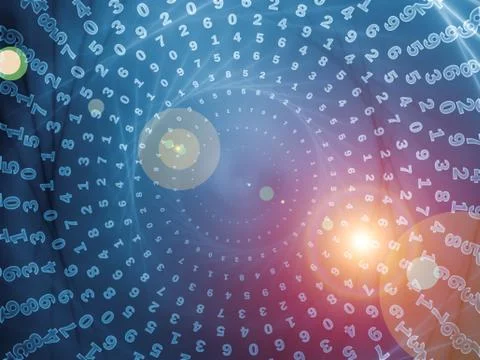 Spiral Background. Illustrazione stock