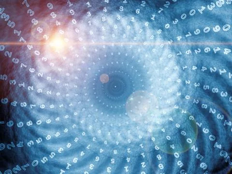 Spiral Background. Illustrazione stock