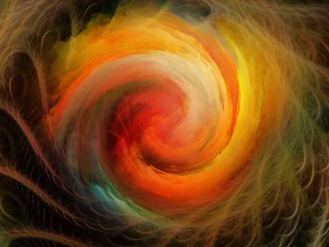 Spiral Background. Illustrazione stock