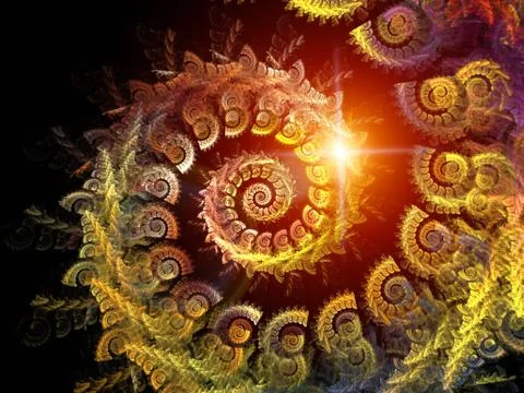 Spiral Background. Stockillustratie