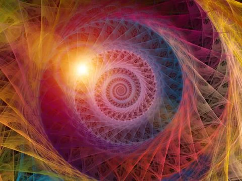 Spiral Background. Illustrazione stock