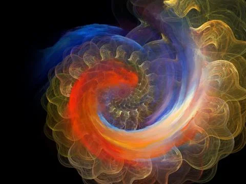 Spiral Background. Illustrazione stock