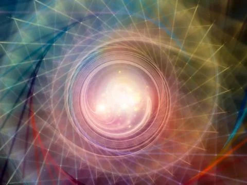 Spiral Background. Illustrazione stock