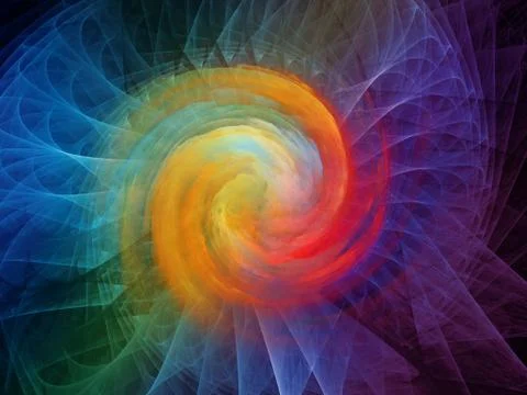 Spiral Background. Illustrazione stock