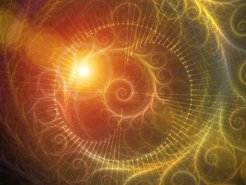 Spiral Background. Illustrazione stock