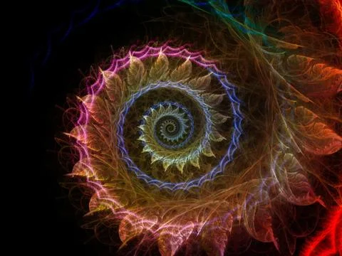 Spiral Background. Illustrazione stock