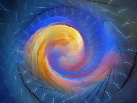 Spiral Background. イラスト素材