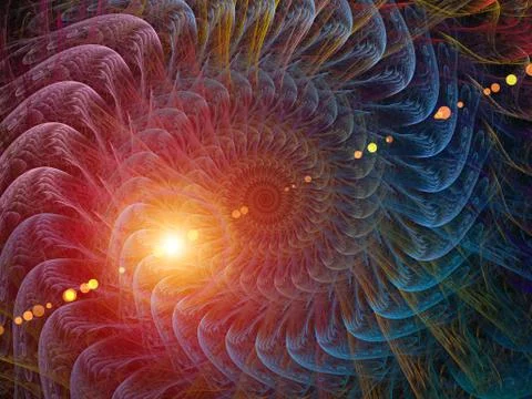 Spiral Background. Illustrazione stock