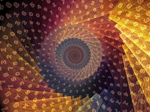 Spiral Background. Stock Illustration