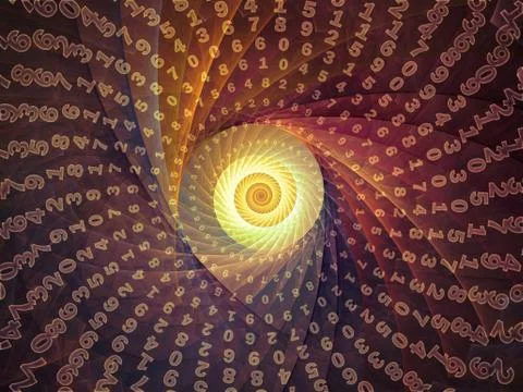 Spiral Background. Stock Illustration