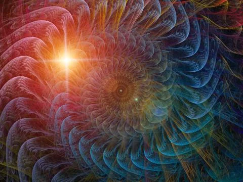 Spiral Background. Illustrazione stock