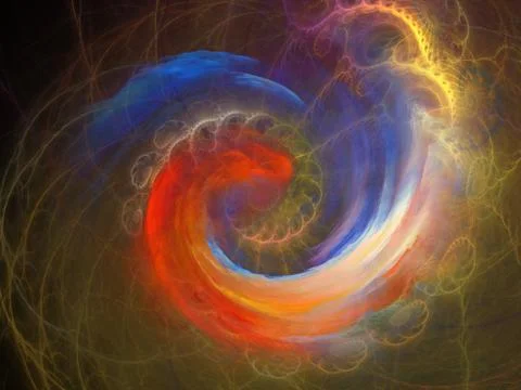 Spiral Background. イラスト素材