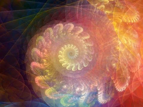 Spiral Background. Illustrazione stock