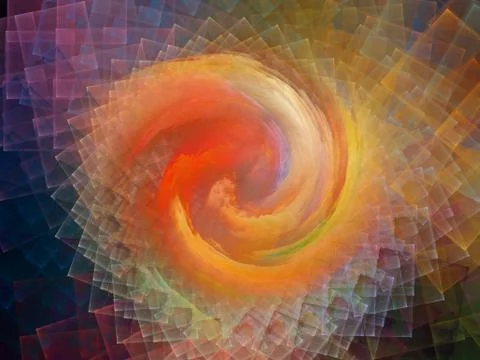 Spiral Background. Stock Illustration