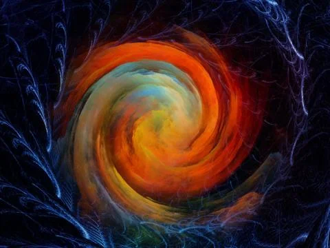 Spiral Background. 스톡 일러스트