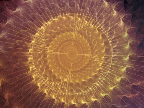 Spiral Background. 库存插图