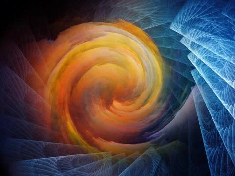 Spiral Background. 스톡 일러스트