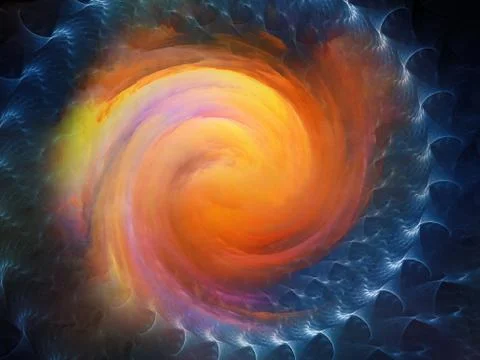 Spiral Background. Illustrazione stock