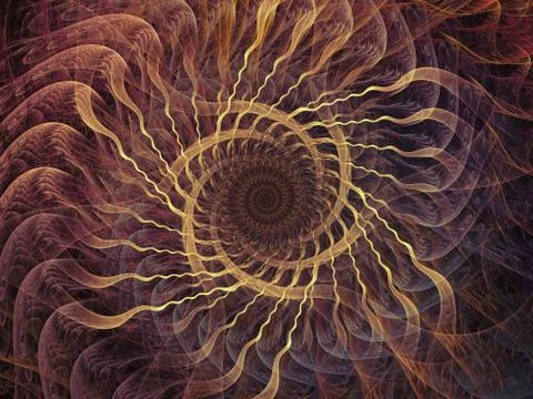Spiral Background. Illustrazione stock