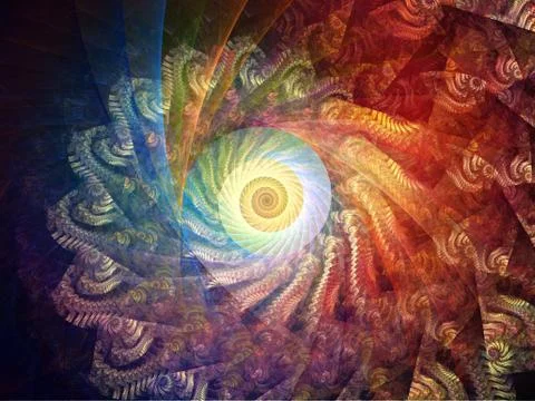 Spiral Background. Illustrazione stock