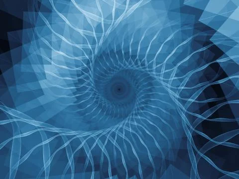 Spiral Background. Illustrazione stock