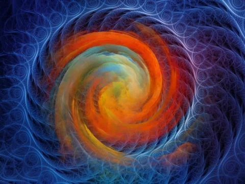 Spiral Background. Illustrazione stock