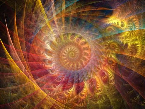 Spiral Background Illustrazione stock