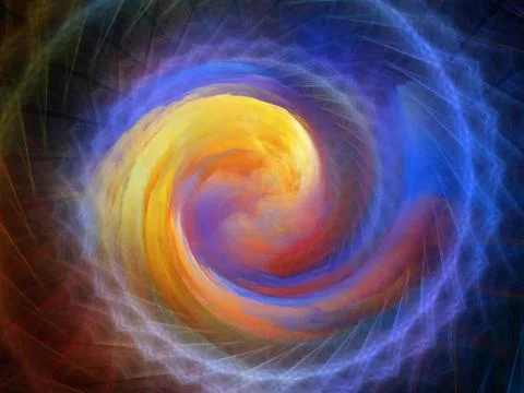 Spiral Background. 库存插图