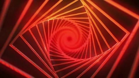 Spiral background of red squares and light rays Stockbeeldmateriaal 82212623