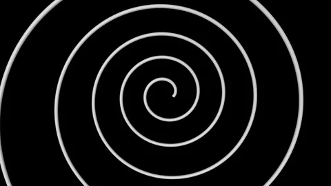 Spiral background, seamless looping (alpha channel) Stock Footage 93193023