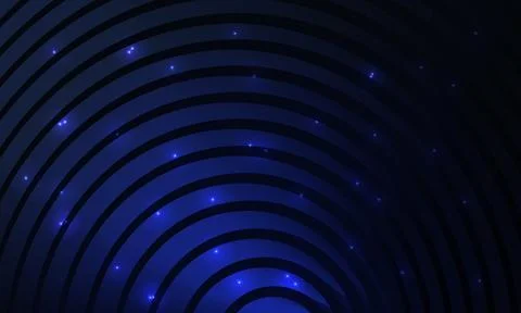 Spiral background texture. stripe on dark blue. light sparkle. Stock Illustration