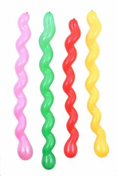 Spiral balloons Foto stock