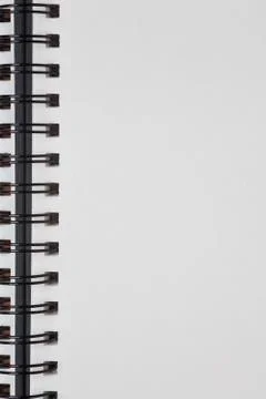 Spiral binder background Stock Photos