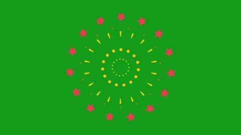 Spiral blasts motion graphics with green screen background Stock Footage 127234517