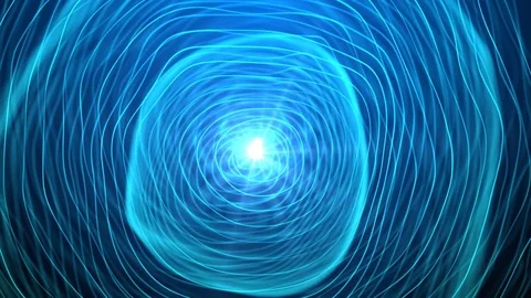 Spiral blue light Stock Footage 82252181