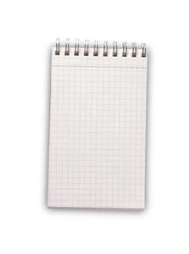 Spiral bound note pad Stock Photos