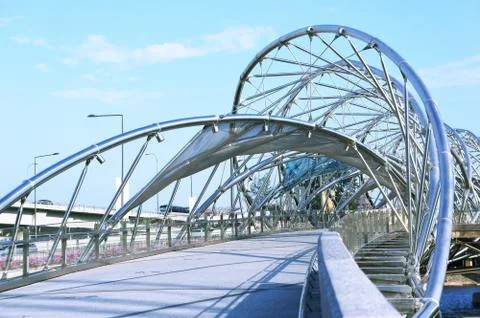 Spiral bridge Stock Photos