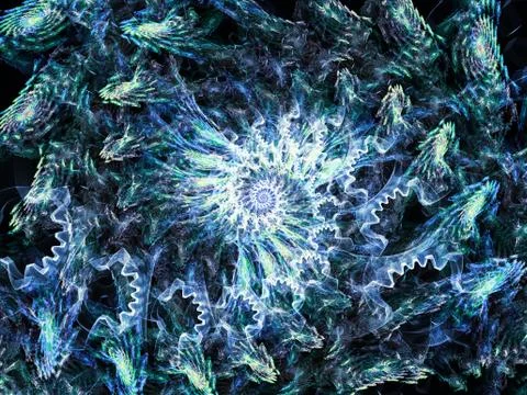 Spiral Burst Stock Illustration