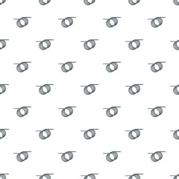 Spiral cable pattern seamless vector Stockillustratie