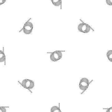 Spiral cable pattern seamless vector Stockillustratie