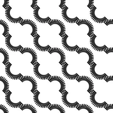 Spiral cable pattern seamless vector Illustrazione stock
