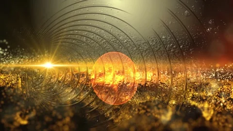 Spiral of changing coordinates of space and time Stock Footage 276613764