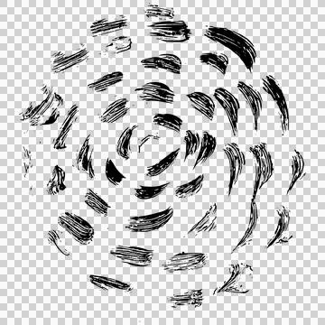 Spiral circle dots pattern Stock Illustration