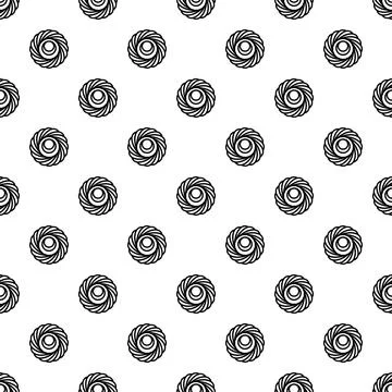 Spiral circles pattern creating an abstract background Stock Illustration