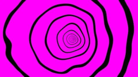 Spiral circles visual illusion motion,violet graphic animation background Stock Footage 151122107