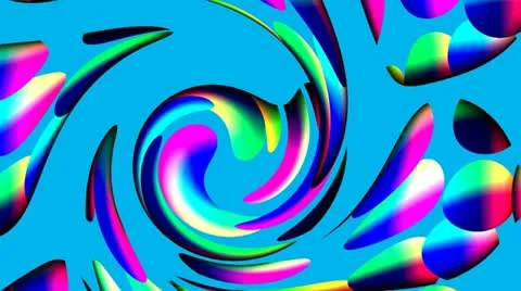 Spiral from color circles 動画素材 10846824